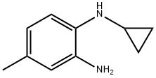 N1-环丙基-4-甲基苯-1,2-二胺, 1097810-26-8, 结构式