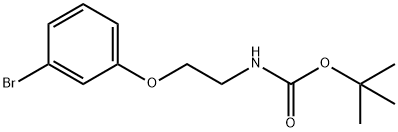 N-Boc-2-(3-bromophenoxy)ethylamine Struktur