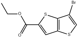 6-溴噻吩并[3,2-B]噻吩-2-甲酸乙酯, 1098608-28-6, 结构式