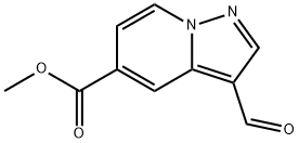 methyl 3-formylpyrazolo[1,5-a]pyridine-5-carboxylate Structure