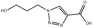 1-(3-羟丙基)-1H-1,2,3-三唑-4-羧酸,1101852-31-6,结构式