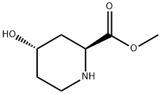 (2S,4S)-Methyl 4-hydroxypiperidine-2-carboxylate Structure