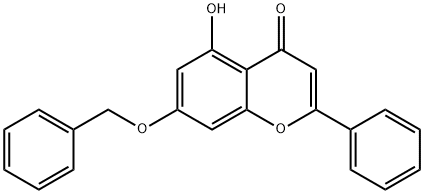 7-(benzyloxy)-5-hydroxy-2-phenyl-4H-chromen-4-one Structure