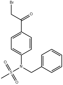 N-benzyl-N-(4-(2-bromoacetyl)phenyl)methanesulfonamide(WXG01036) Structure