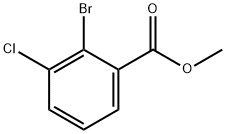 2-ブロモ-3-クロロ安息香酸メチル 化学構造式