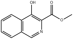 4-羟基异喹啉-3-羧酸甲酯,1108146-90-2,结构式