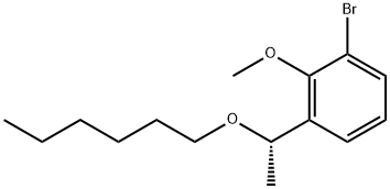 (S)-1-溴-3-(1-(己氧基)乙基)-2-甲氧基苯,1110767-94-6,结构式
