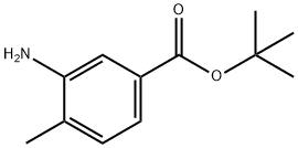 3-氨基-4-甲基苯甲酸叔丁酯,111773-25-2,结构式