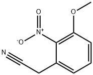 2-(3-methoxy-2-nitrophenyl)acetonitrile 结构式