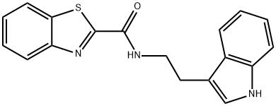 N-[2-(1H-indol-3-yl)ethyl]-1,3-benzothiazole-2-carboxamide Structure