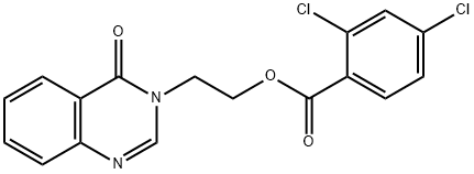 2-(4-oxo-3(4H)-quinazolinyl)ethyl 2,4-dichlorobenzoate|