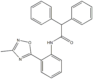 N-[2-(3-methyl-1,2,4-oxadiazol-5-yl)phenyl]-2,2-diphenylacetamide|