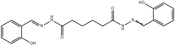 N'~1~,N'~6~-bis(2-hydroxybenzylidene)hexanedihydrazide Struktur