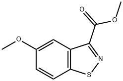 5-Methoxy-benzo[d]isothiazole-3-carboxylic acid methyl ester Struktur