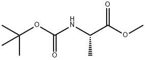 N-Boc-DL-alanine methyl ester Structure