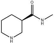 (3R)-N-甲基-3-哌啶甲酰胺盐酸盐,1124199-15-0,结构式