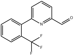 6-(2-(三氟甲基)苯基)吡啶甲醛, 112432-96-9, 结构式