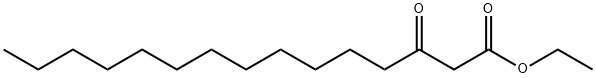 ethyl 3-oxopentadecanoate 化学構造式