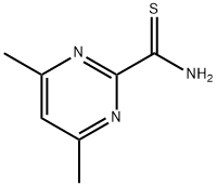 4,6-Dimethylpyrimidine-2-carbothioamide,112627-07-3,结构式