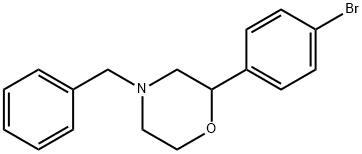 4-benzyl-2-(4-bromophenyl)morpholine Struktur
