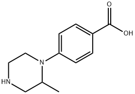 4-(2-methyl-1-piperazinyl)Benzoic acid Struktur