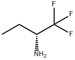 (R)-1,1,1-トリフルオロ-2-ブチルアミン 化学構造式