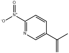 2-Nitro-5-(prop-1-en-2-yl)pyridine Structure