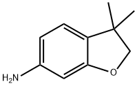 2,3-DIHYDRO-3,3-DIMETHYLBENZOFURAN-6-AMINE, 1135492-28-2, 结构式