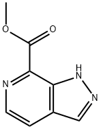 Methyl 1H-Pyrazolo[3,4-C]Pyridine-7-Carboxylate Struktur