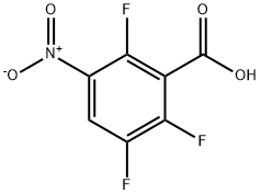 Benzoic acid,2,3,6-trifluoro-5-nitro- Structure