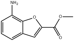methyl 7-aminobenzofuran-2-carboxylate 结构式