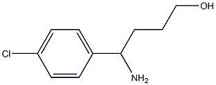 1143534-01-3 4-AMINO-4-(4-CHLOROPHENYL)BUTAN-1-OL