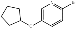 2-溴-5-(环戊氧基)吡啶 结构式