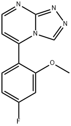 5-(4-fluoro-2-methoxyphenyl)[1,2,4]triazolo[4,3-a]pyrimidine,1144452-73-2,结构式