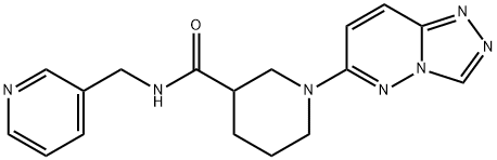 N-(pyridin-3-ylmethyl)-1-([1,2,4]triazolo[4,3-b]pyridazin-6-yl)piperidine-3-carboxamide|