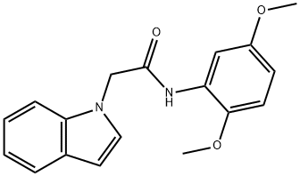 N-(2,5-dimethoxyphenyl)-2-(1H-indol-1-yl)acetamide|