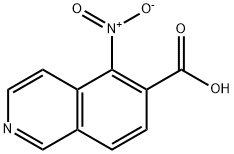 5-nitroisoquinoline-6-carboxylic acid Struktur