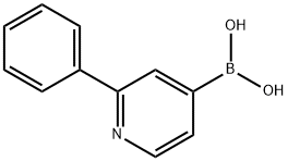 2-phenylpyridin-4-ylboronic acid Structure