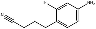 4-(4-amino-2-fluorophenyl)butanenitrile Struktur