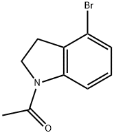 1-(4-Bromoindolin-1-yl)ethanone Structure