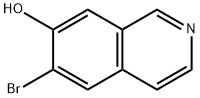6-bromoisoquinolin-7-ol Struktur