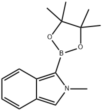 2-Methyl-1-(4,4,5,5-tetramethyl-1,3,2-dioxaborolan-2-yl)-2H-isoindole Struktur