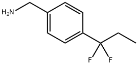 4-(1,1-difluoropropyl)- Benzenemethanamine Struktur