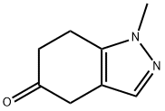 1-methyl-6,7-dihydro-1H-indazol-5(4H)-one, 115215-92-4, 结构式