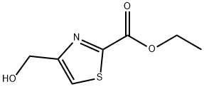 4-(羟甲基)噻唑-2-甲酸乙酯,1155532-65-2,结构式