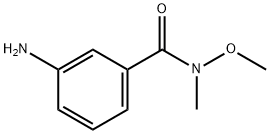 3-Amino-N-methoxy-N-methylbenzamide Struktur