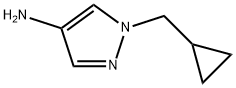 1-(cyclopropylmethyl)-1H-pyrazol-4-amine Structure