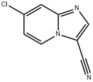 7-Chloro-imidazo[1,2-a]pyridine-3-carbonitrile Struktur