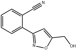 2-[5-(hydroxymethyl)-3-isoxazolyl]Benzonitrile 结构式