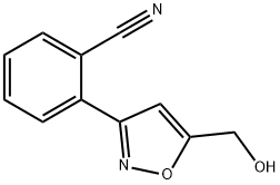 2-[5-(hydroxymethyl)-3-isoxazolyl]Benzonitrile 化学構造式